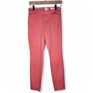 GAP Skinny Ankle Khaki Pants in Pink Starburst Size 2